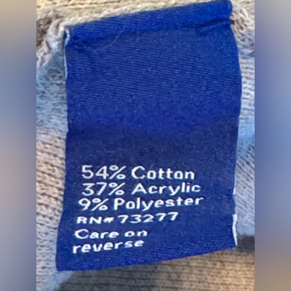 Apt. 9 Women's Light Tan Striped Cardigan large - Picture 6 of 6